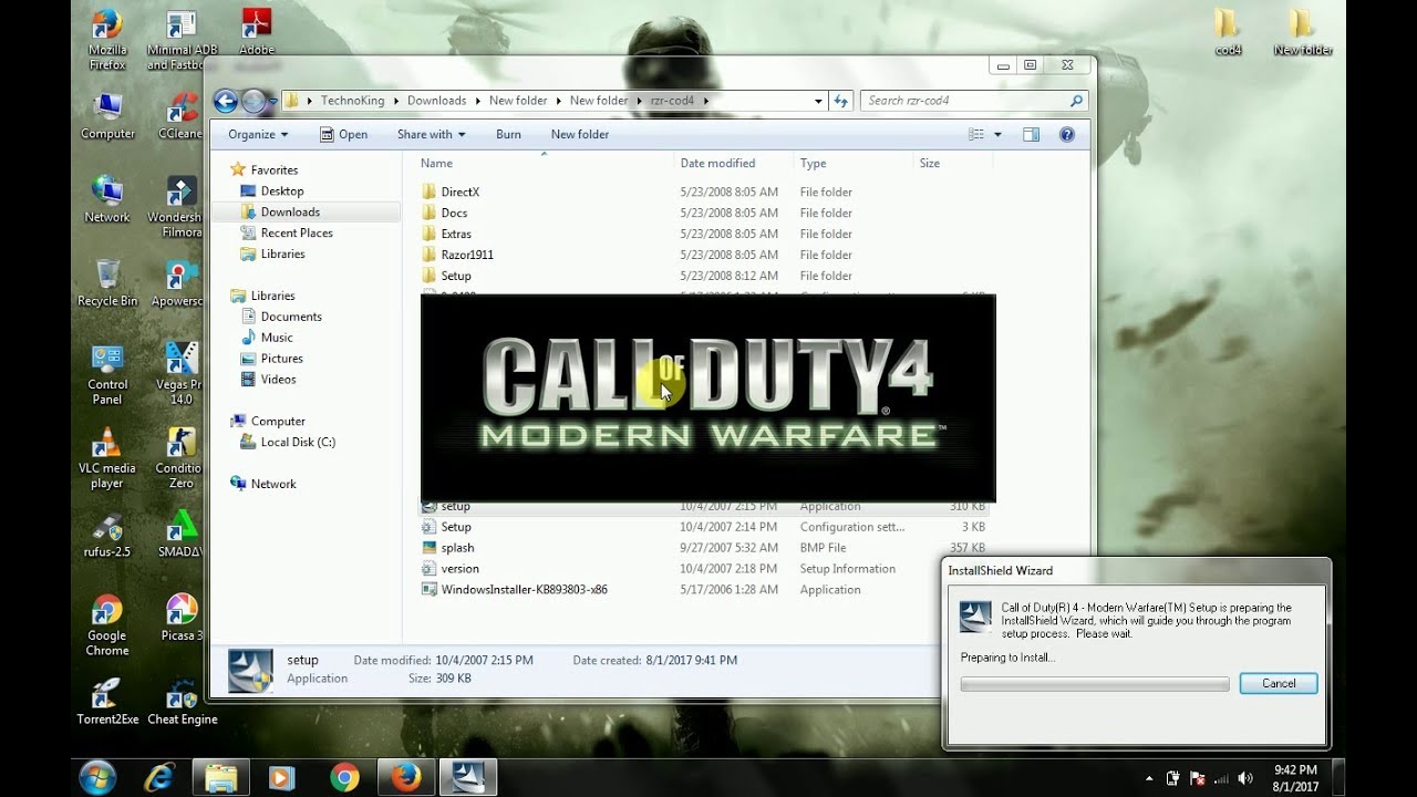 Call of duty 4 modern warfare 2 highly compressed